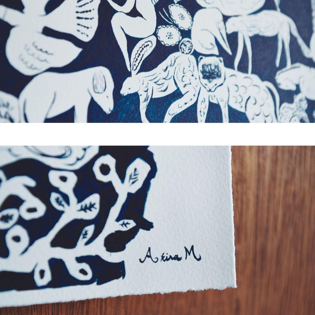 【未使用】ミナペルホネン　lifepuzzle ポスター