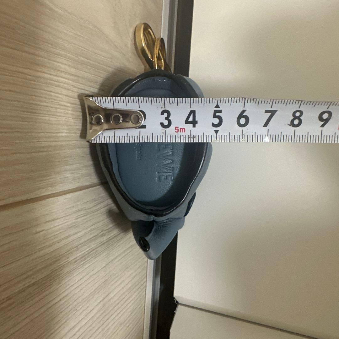 お値下げ‼️美品 ロエベLOEWE ゾウ ケース チャーム ブルー