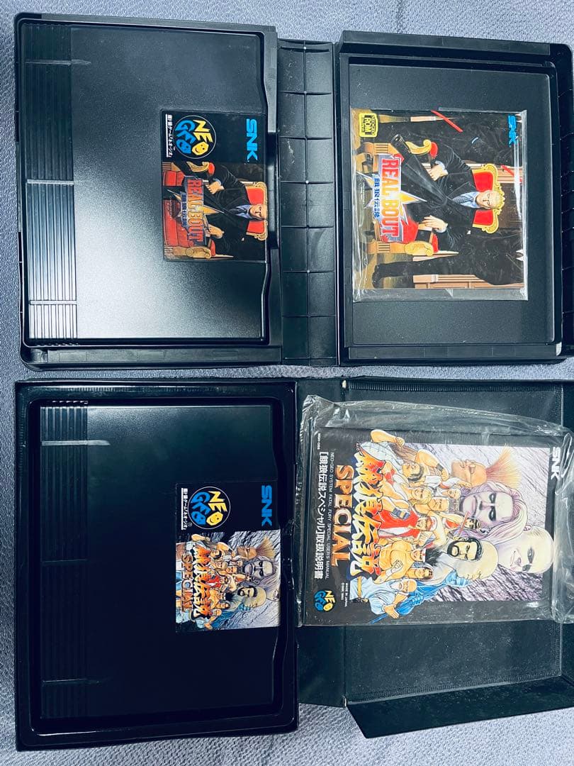 お正月特別価格【ネオジオROM】餓狼伝説セットSNK 箱説付 動作確認済