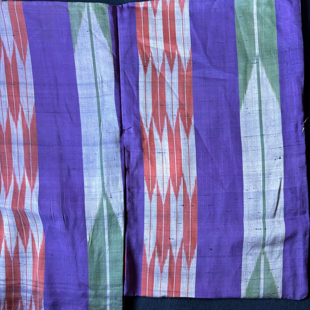 2631 銘仙着物9枚おまとめ売り　材料正絹