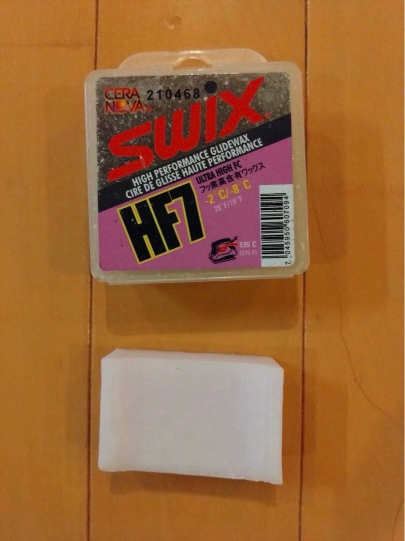 クロスカントリースキー　フッ素ワックス