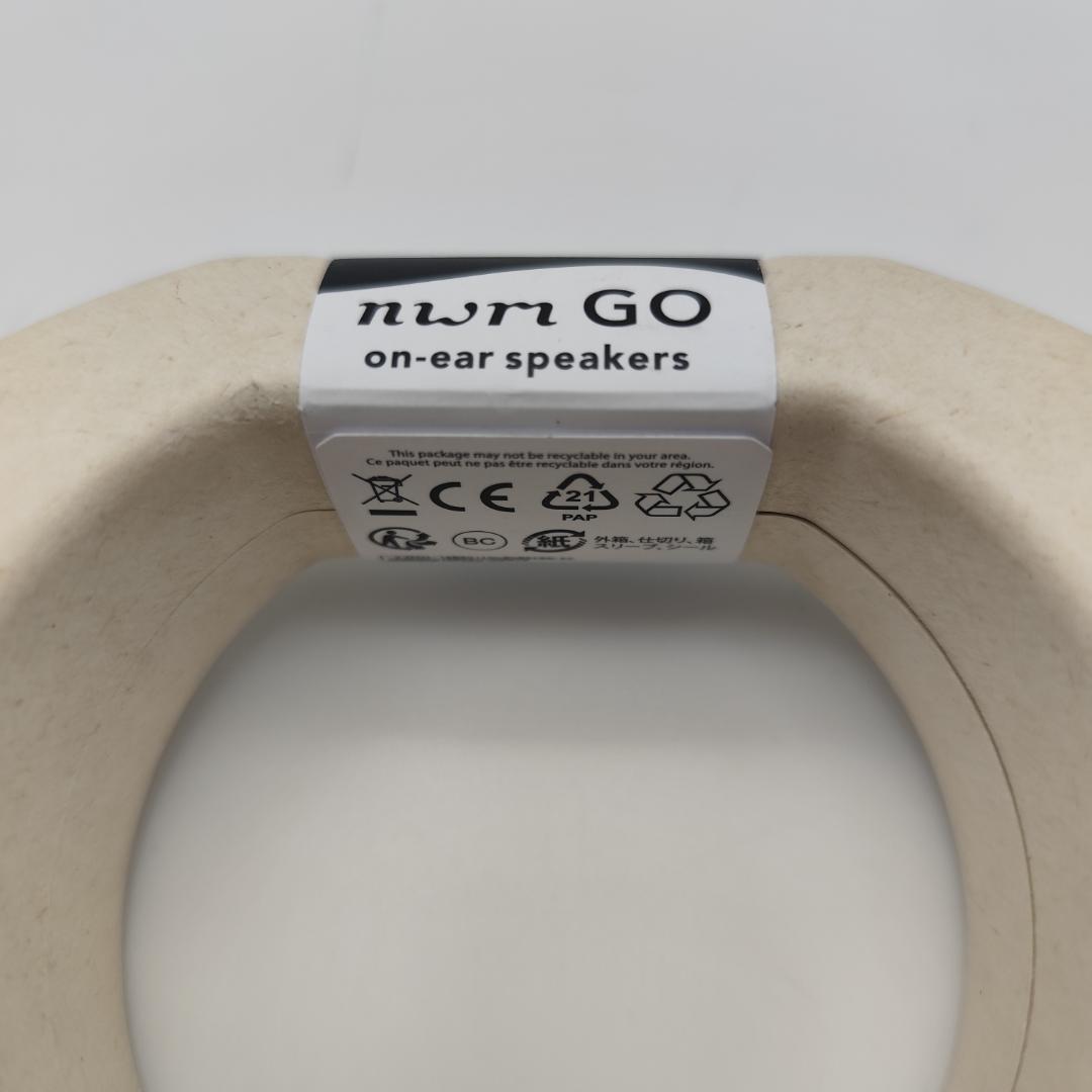 nwm(ヌーム) GO MBN002 ワイヤレスイヤホン グレイシャーホワイト