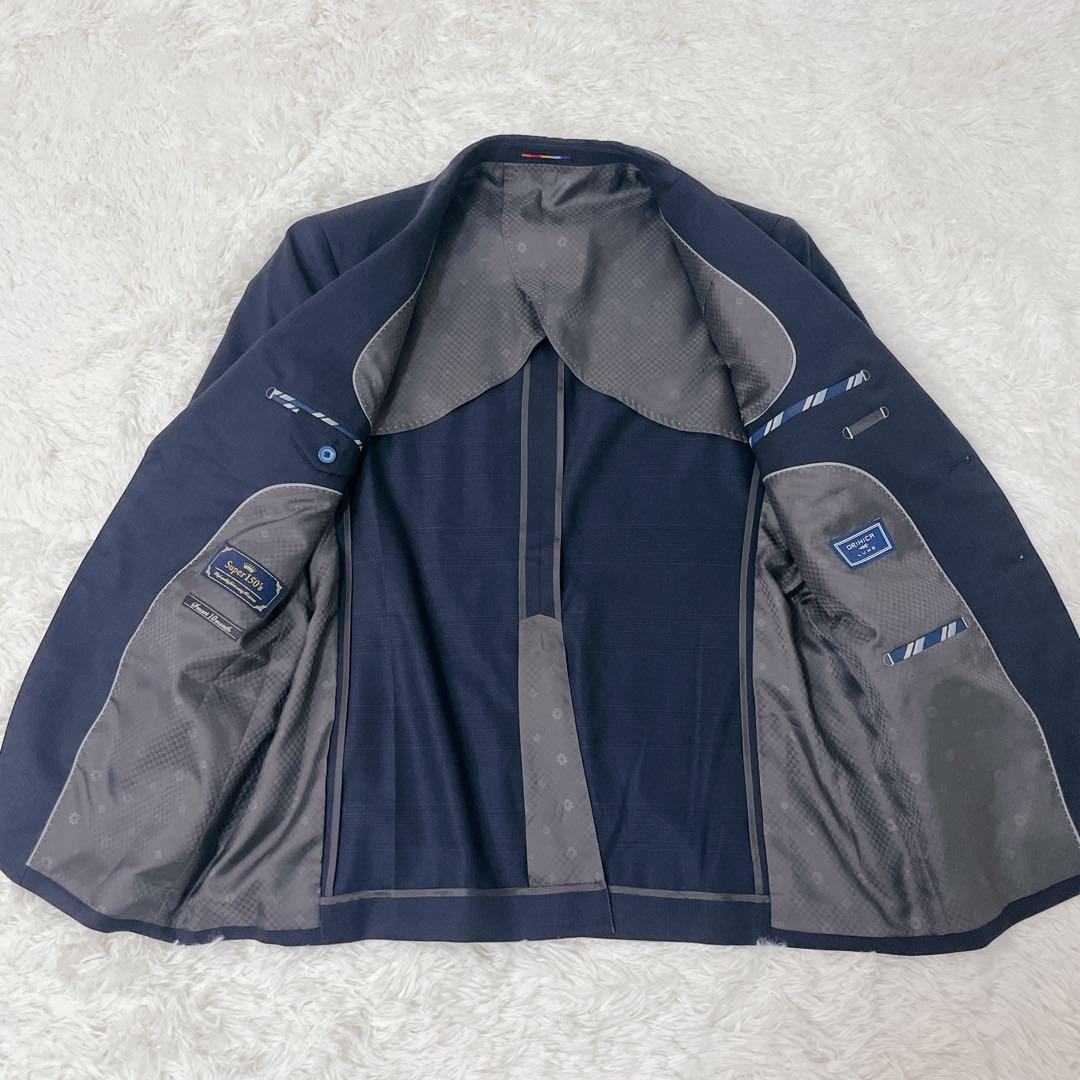 ORIHICA Luxe スリーピース スーツ ネイビー Super150’s
