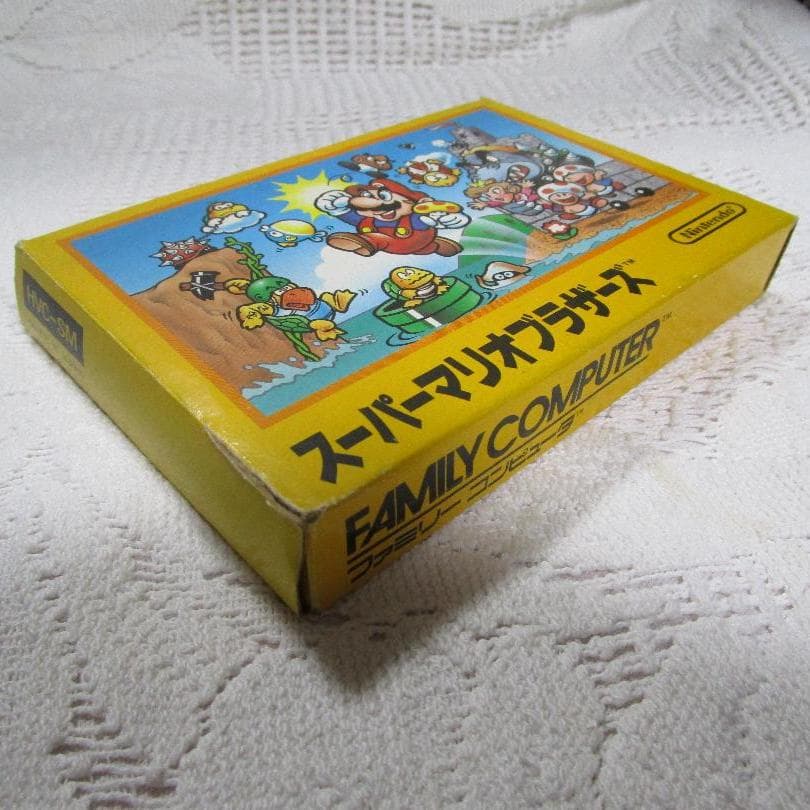 ファミコン  スーパーマリオブラザーズ　箱、取説付 プライスダウン