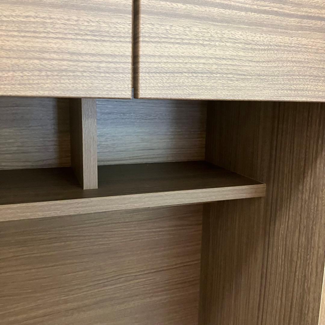 ニトリ キッチンボード食器棚 エトナ ミドルブラウン 送料込み即日発送