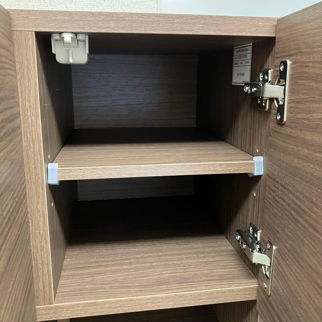 ニトリ キッチンボード食器棚 エトナ ミドルブラウン 送料込み即日発送