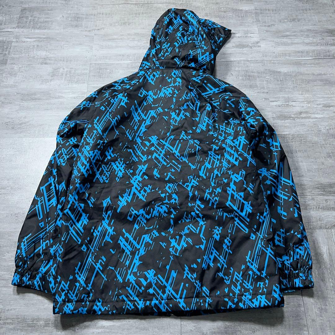 お買い得★ オンヨネ スキーウェア メンズL スノーボードウェア 人気の黒 総柄