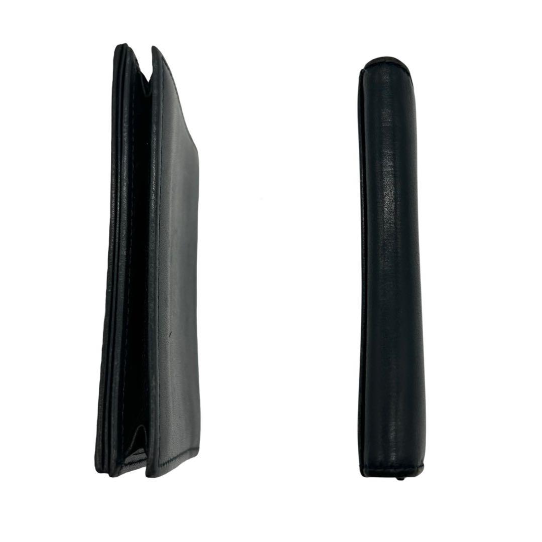 良品 1644 PORTER カレント 名刺入れ カードケース レザー ブラック