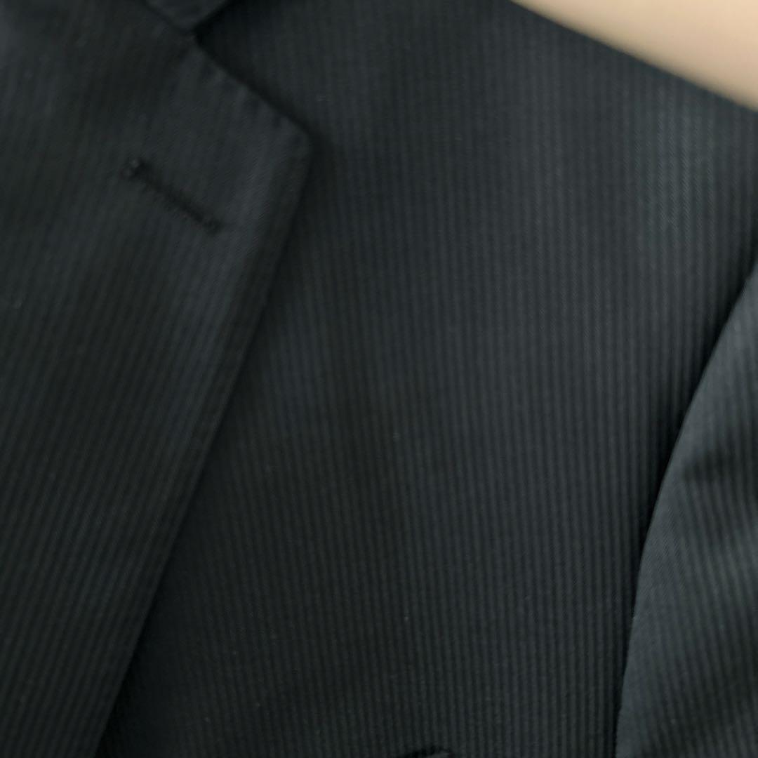 【大きいサイズ3L〜4L】 黒ビジネススーツ上下