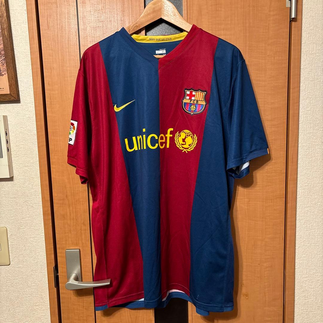 【C】FCバルセロナ バルサ ロナウジーニョ ユニフォーム ゲームシャツ