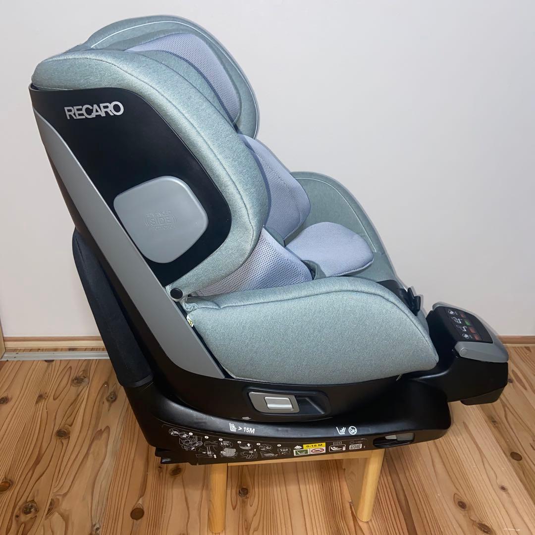 【新生児】RECARO レカロ サリア チャイルドシート　ISOFIX グレー