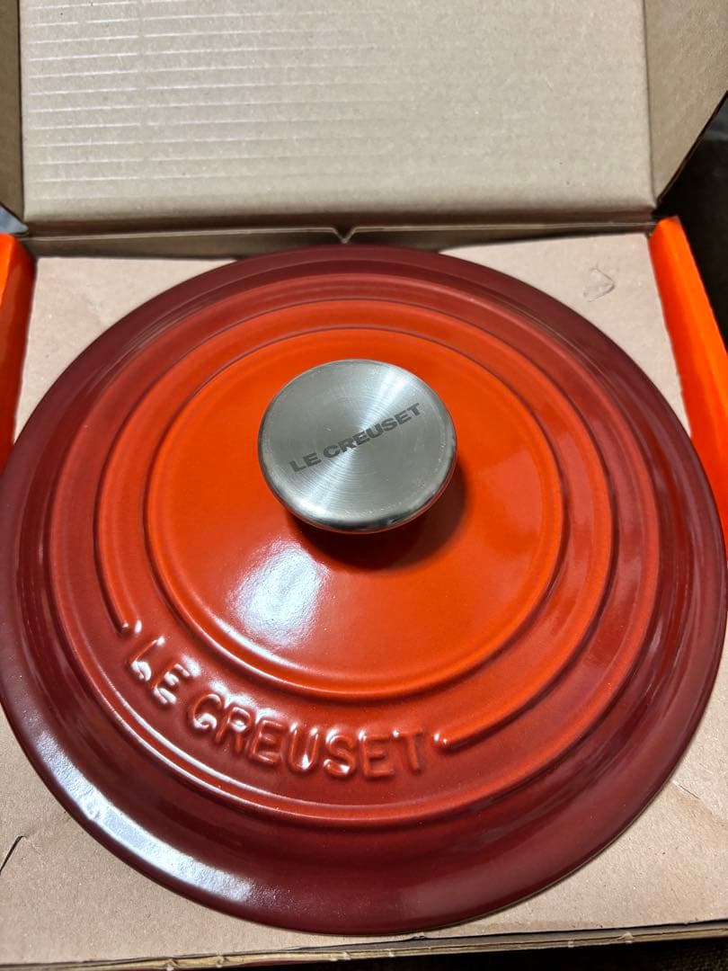 ルクルーゼ　ココット・ロンド 20cm カイエン　新品未使用品