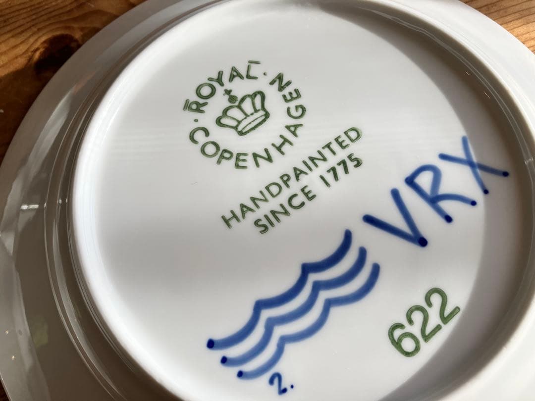 ロイヤルコペンハーゲン　ブルーフルーテッドメガ　22プレート×6