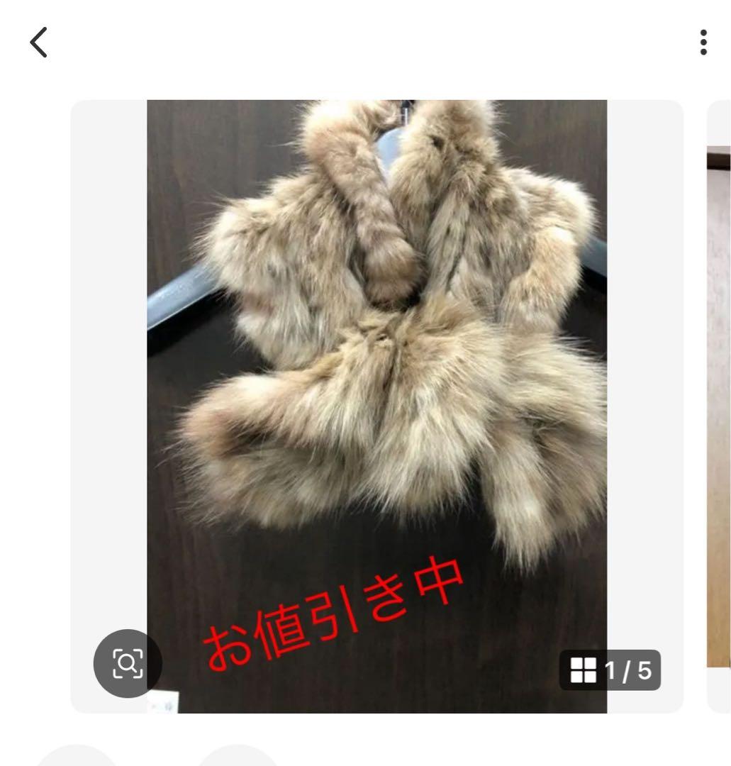 レッキスネックウォーマーミンク帽子、セーブルマフラー