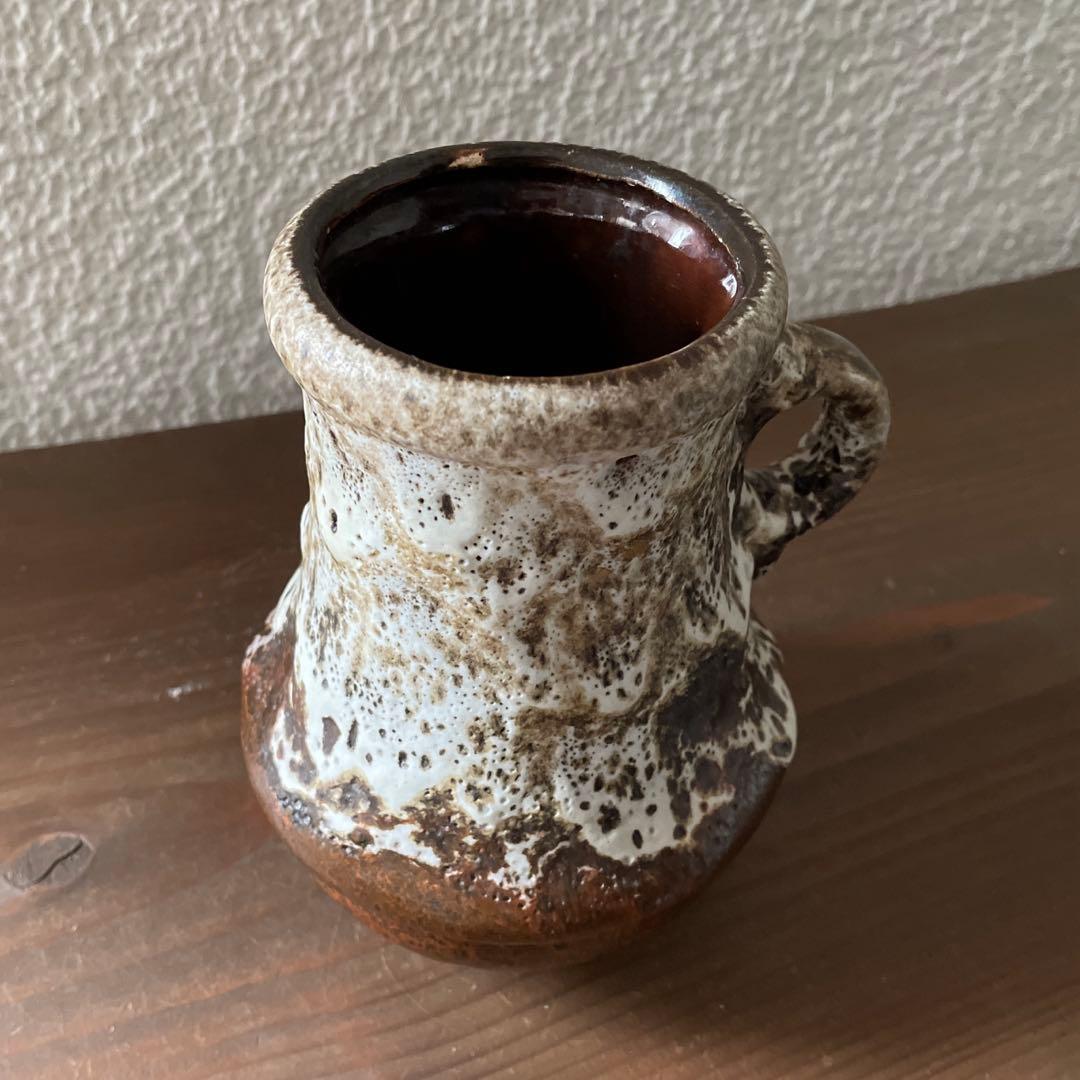 FAT LAVA ファットラバ ヴィンテージ花器 ドイツ花瓶 17cm