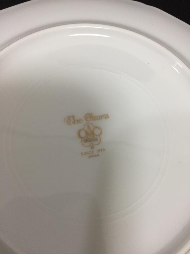 大倉陶園／The Okura　金蝕バラ　20cmケーキ皿　977214