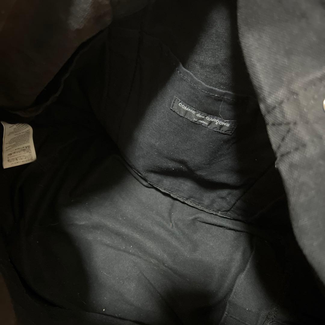 COMME des GARÇONS HOMME ブラック トートバッグ