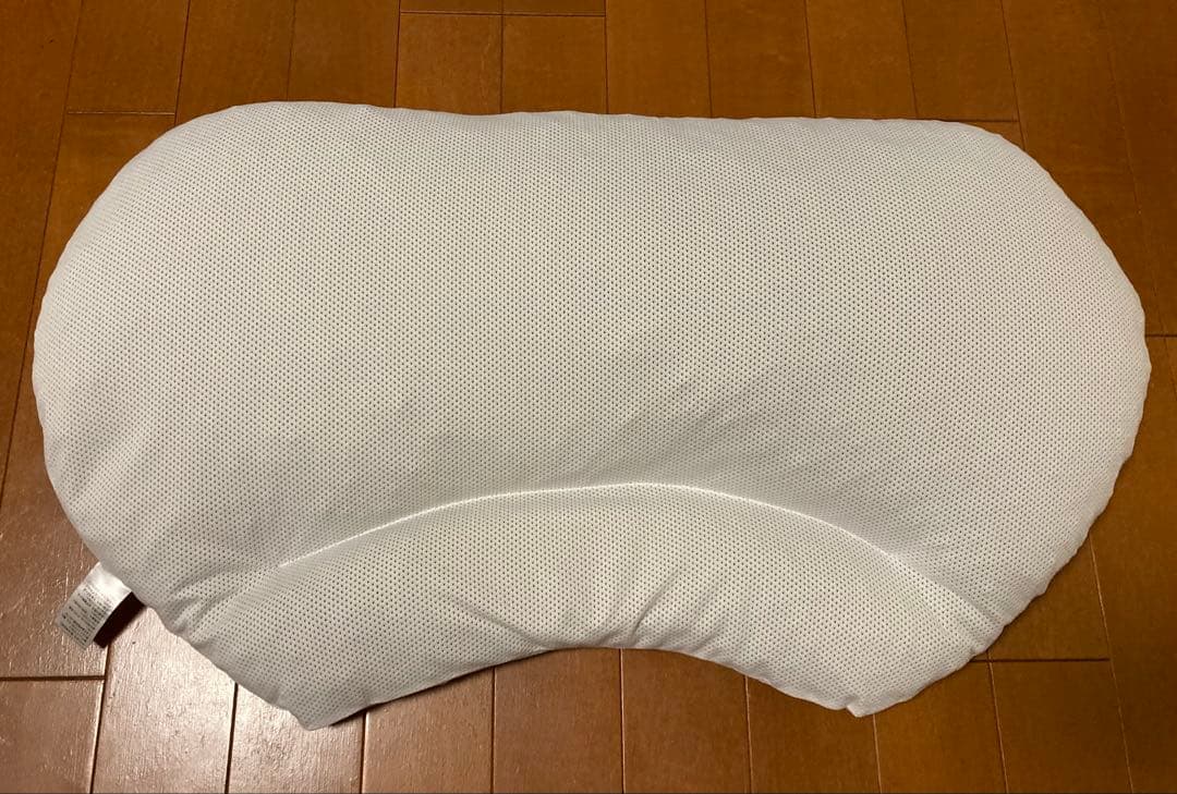 ホワイトメッシュクッション型枕 カバー付き