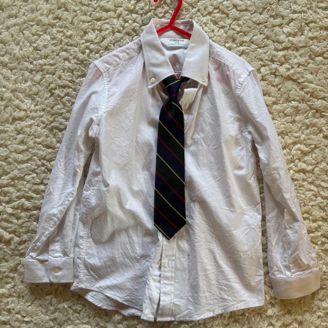 未使用級 ショパンwithこどもビームス 120cm 紺ブレ 金釦 6点セット