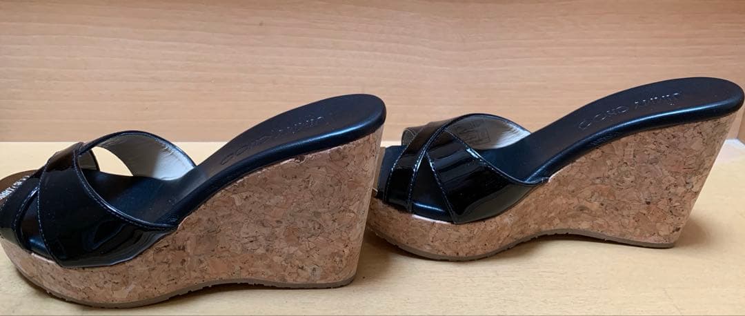 美品Jimmy Chooジミーチュウ　サンダルブラック　35