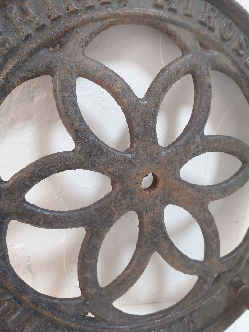 鉄製 車輪 歯車 昭和レトロ アンティーク