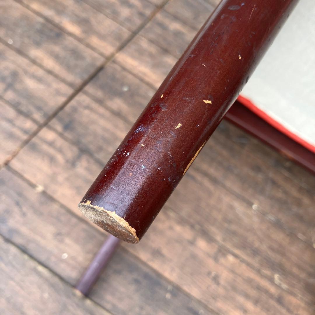 E-3 昭和レトロ カリモク 木製 椅子 イス チェア ダイニングチェア