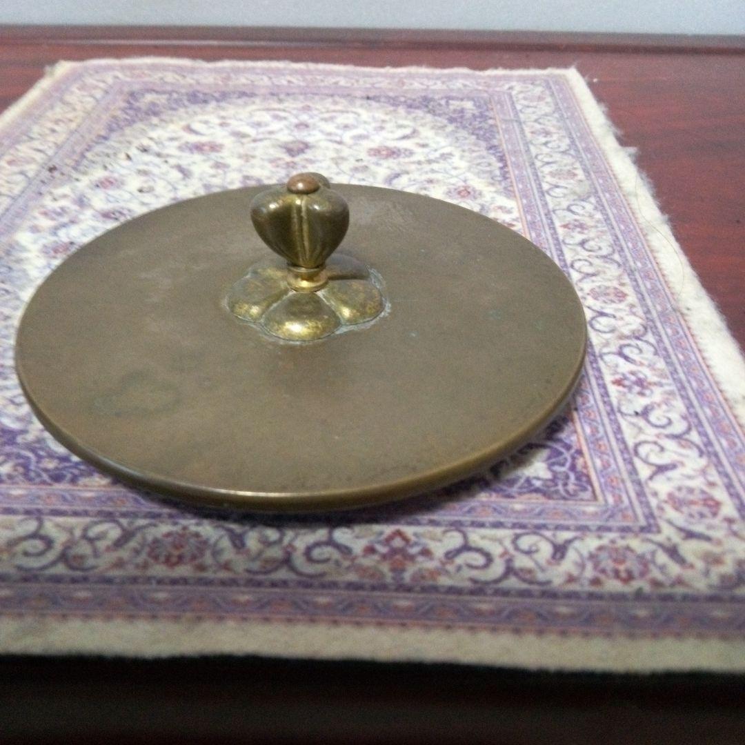 亀文堂　鉄瓶　楼閣廊紋様