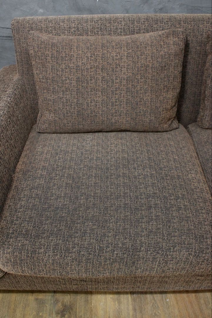 首都圏送無料〜売り切り特価KEYUCA45万大型コーナーソファフェザークッション