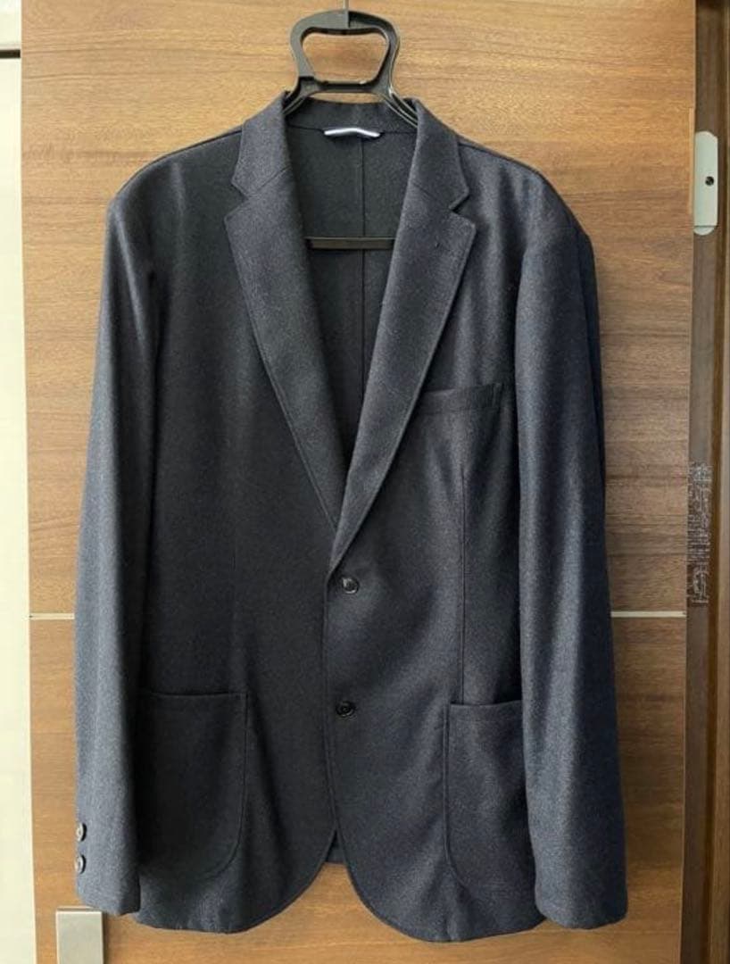 シップス　フランネルセットアップスーツ ネイビー