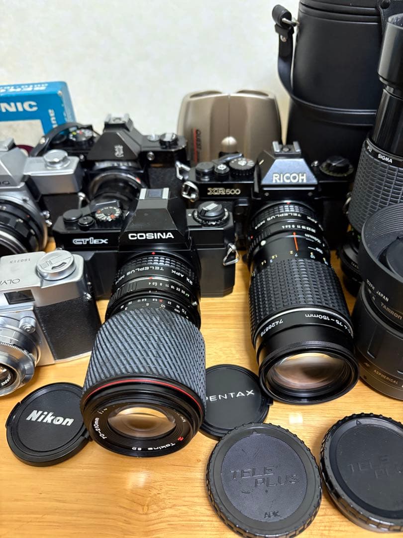 フィルムカメラレンズセット