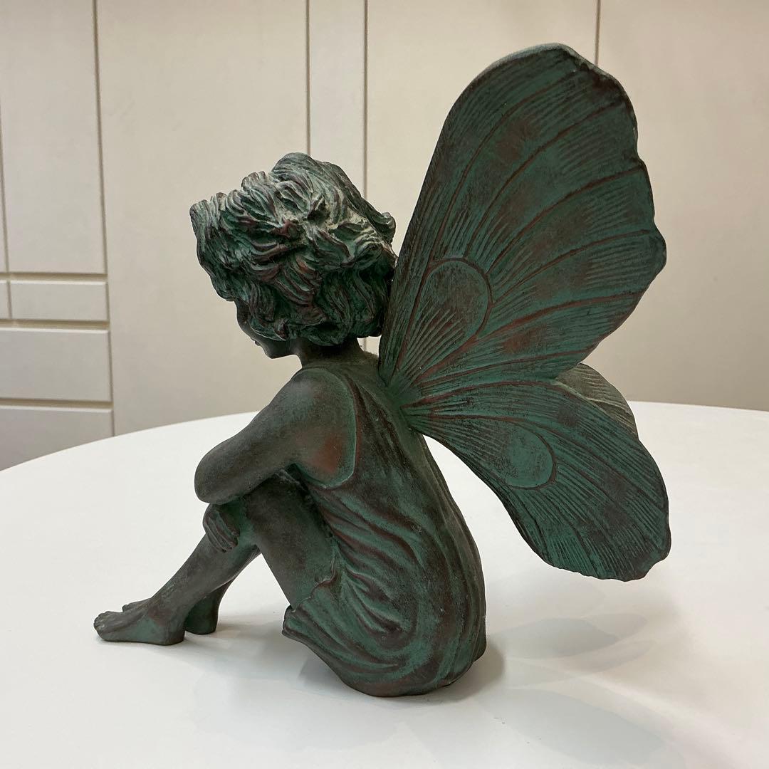 ブロンズ風 妖精像 約20cm