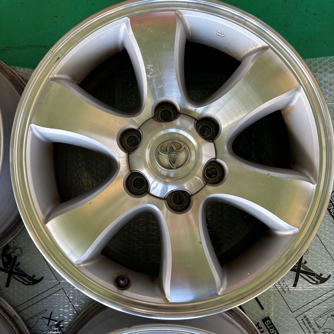 プラド120系17インチ 純正ホイールセット