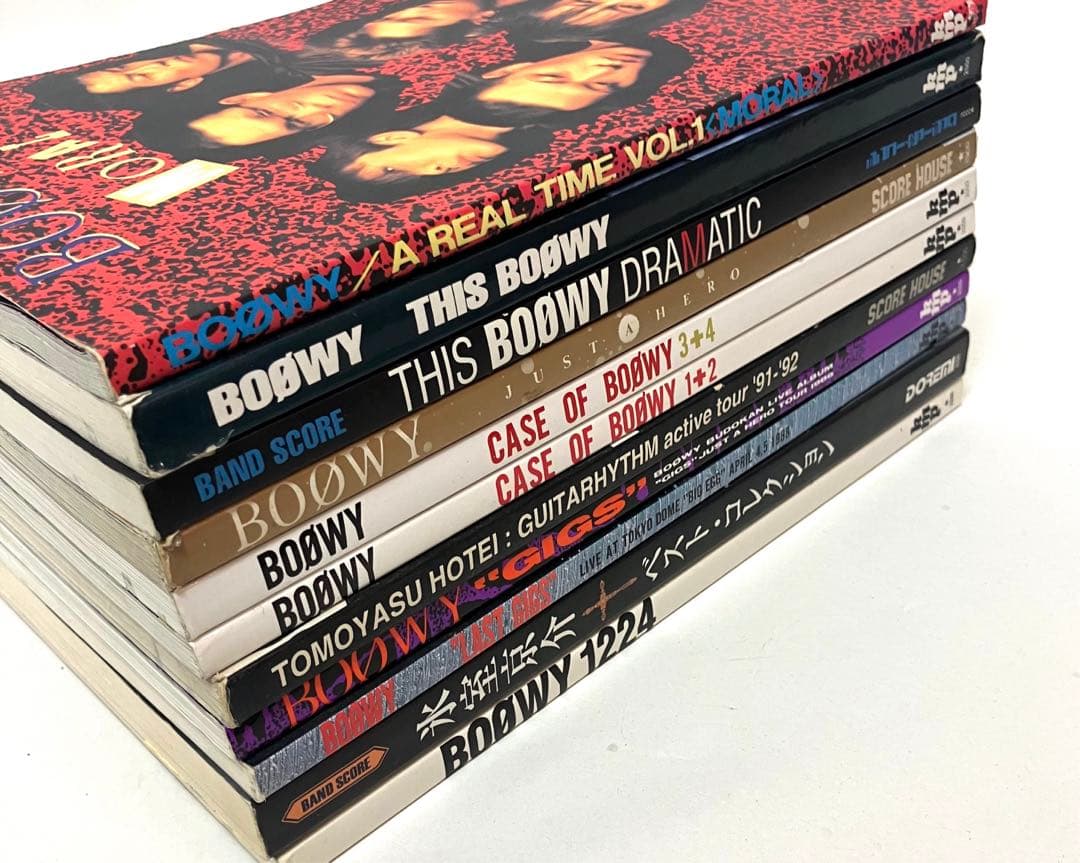 送料無料 BOOWY ボーイ 氷室京介 布袋寅泰 バンドスコア 11冊セット