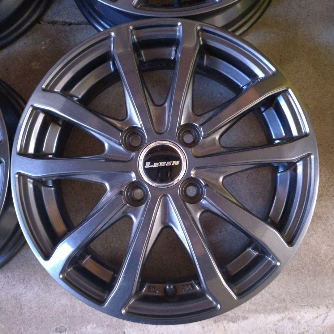 14インチ社外アルミホイール、4枚セット MOVEやワゴンRに、状態良好です。