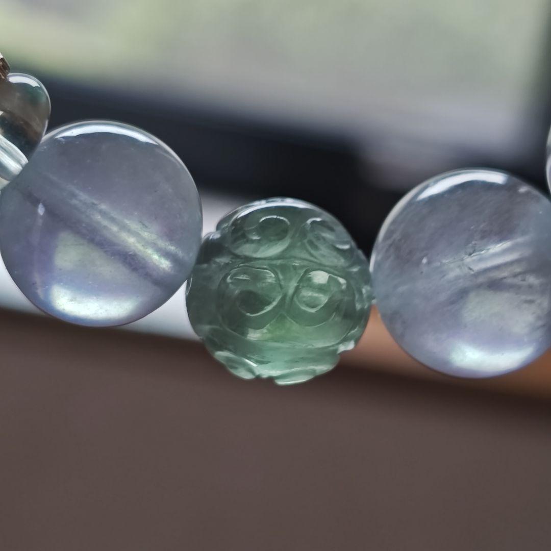 専用です♡新作♡バイカラーサーペンティン♡ふんわりグリーンアクアマリン、フローラ