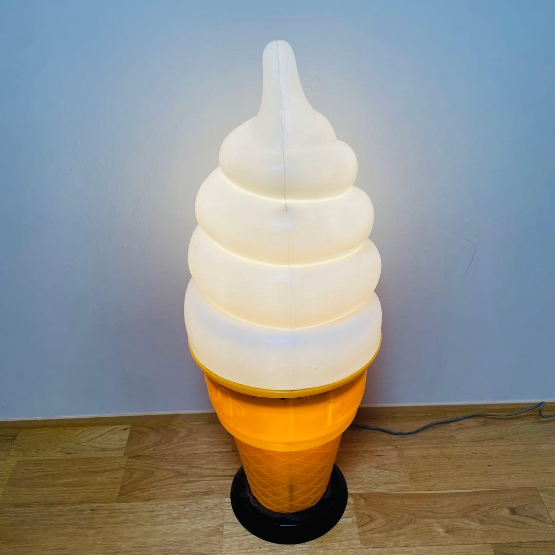 看板 ソフトクリーム 照明 業務用 ライト 置物 アイス