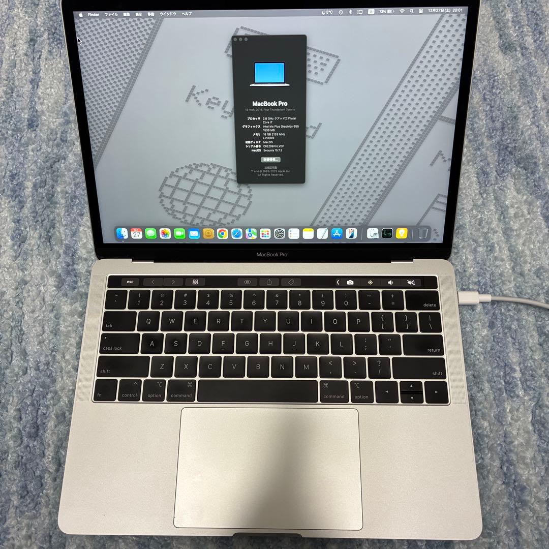 良品 MacBook Pro A1989 MID-2019 Touch Bar