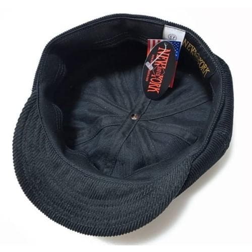 米国製ニューヨークハットCorduroy Spitfireコーデュロイ黒XL新品