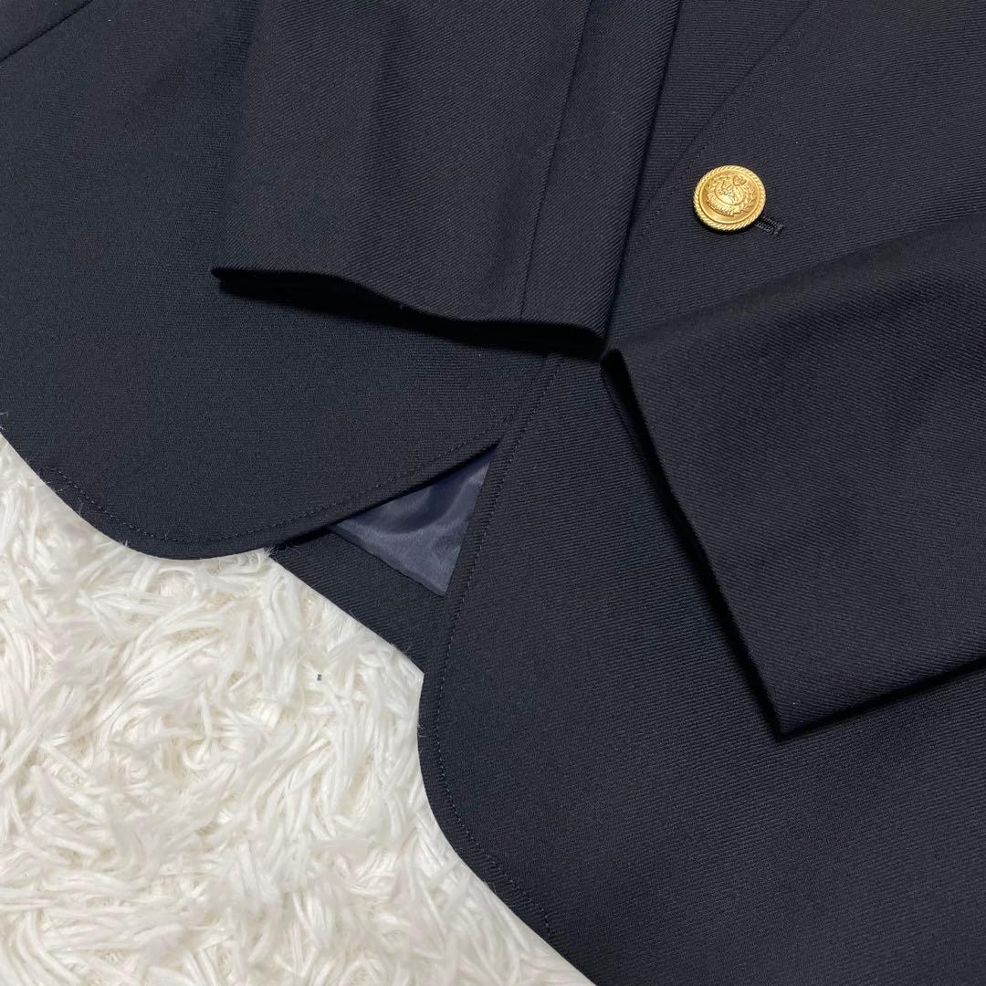 【美品】BURBERRY ネイビー ブレザー ジャケット 160A