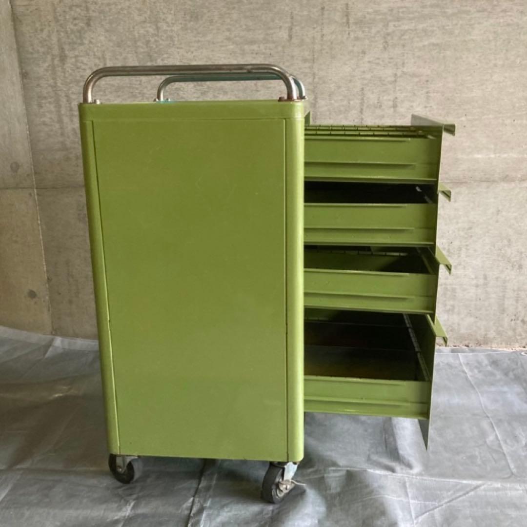 MERIX 濱田プレス工藝 ツールワゴン カート 工具入れ 引出し キャスター付