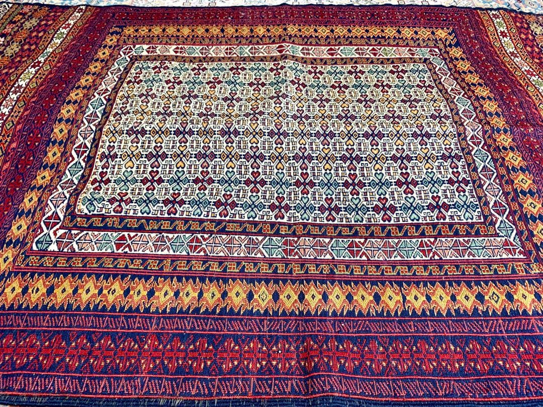 ペルシャ最高品質の最高級キリムラグ/サイズ:110x170cm…rd1.