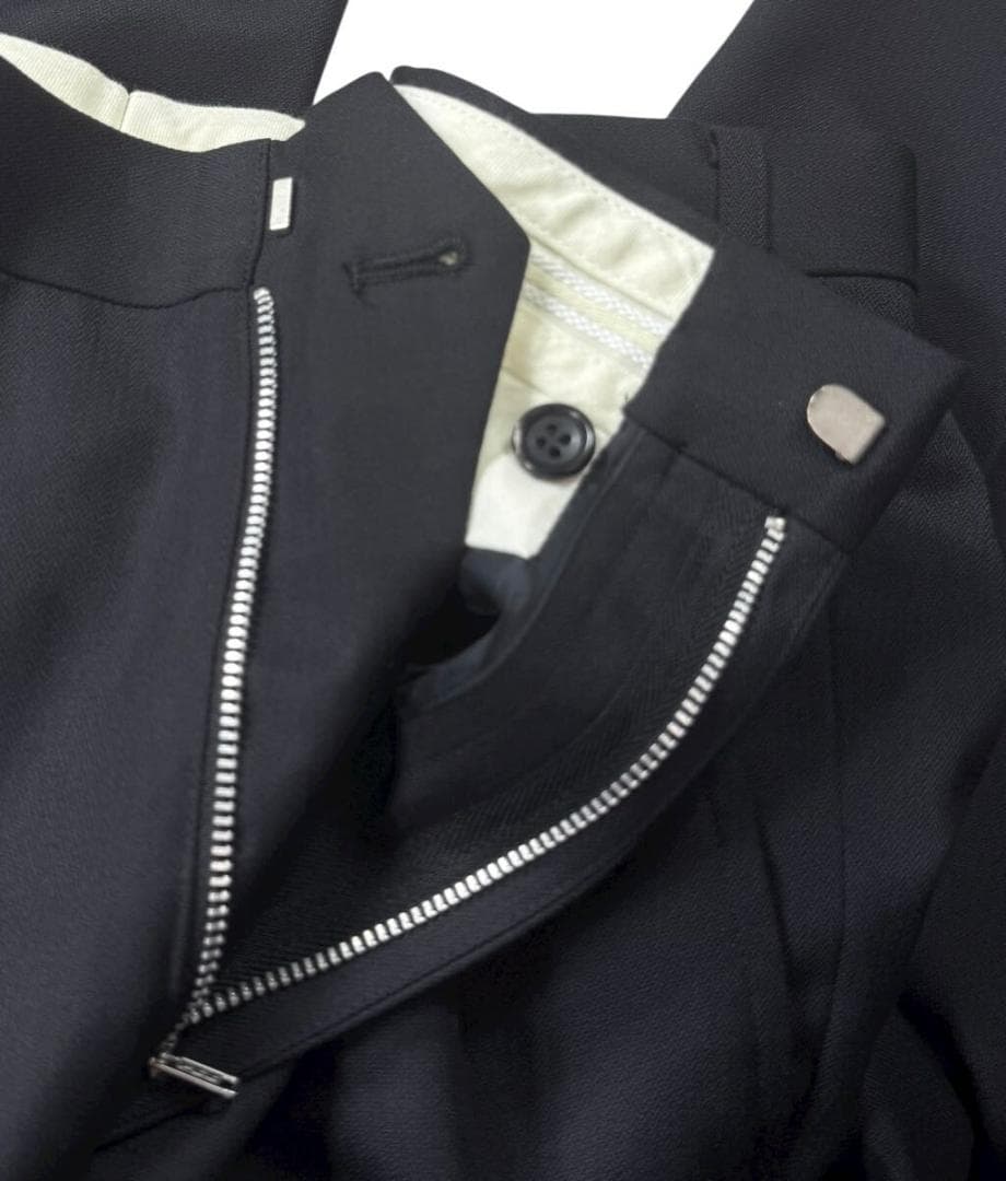 ギャルソン オム ドゥ スーツ セットアップ ブラック 上下ともにXL