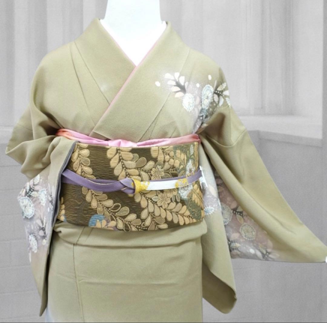 訪問着フルセット　正絹【260▪︎】入学式、　作家　辻が花