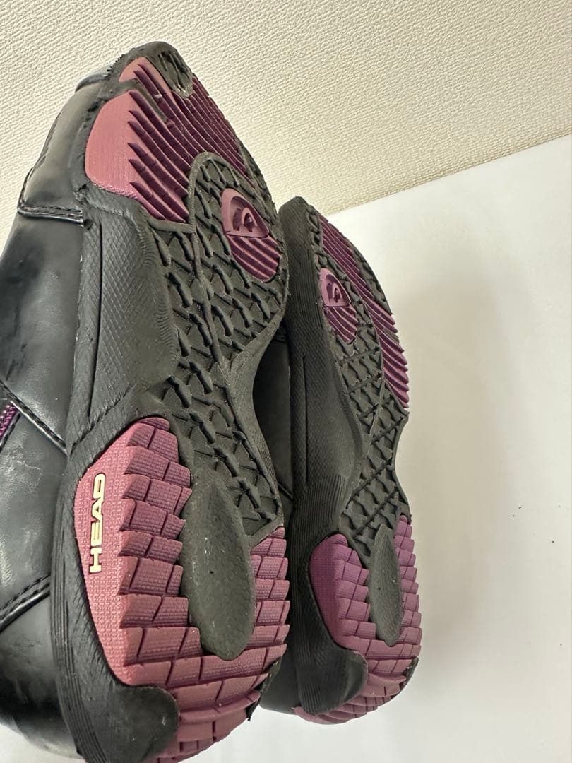 HEAD スノーボードブーツ 女性用 ブラック×パープル 23.5cm