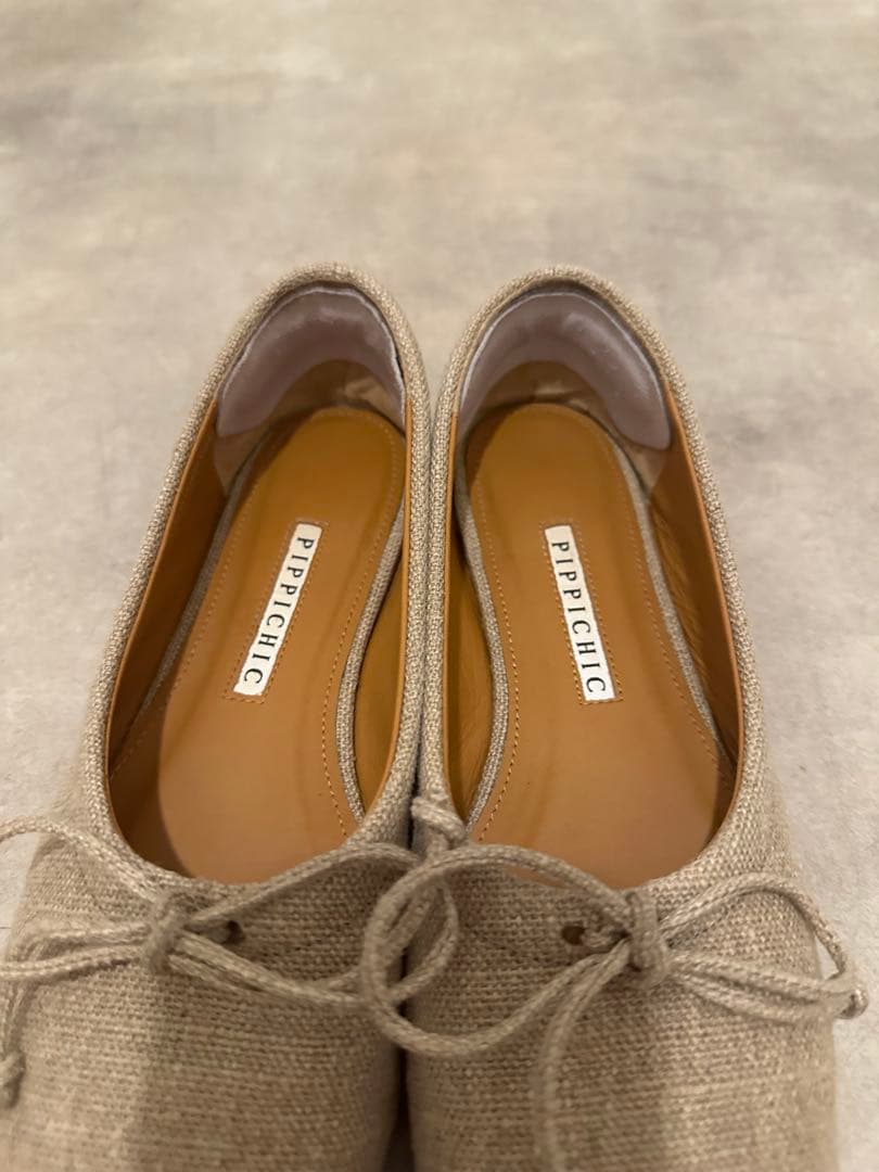 PIPPICHIC 37 24センチ リネン AMBER BALLET バレエ