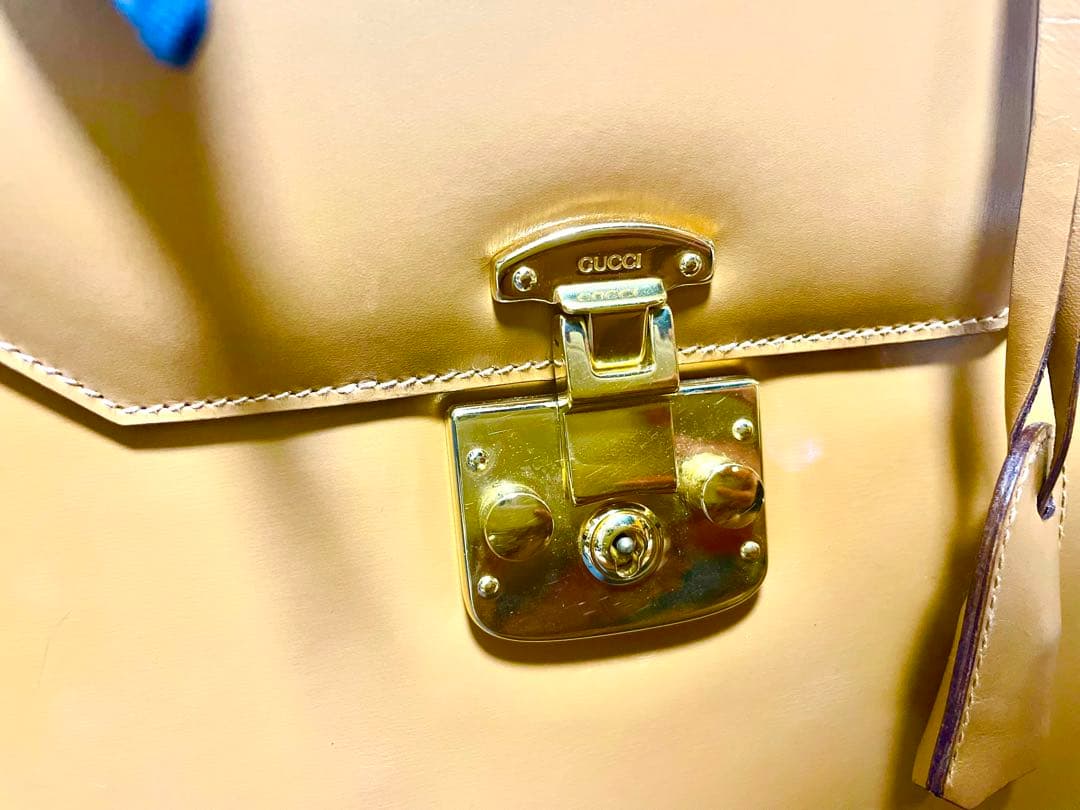 【美品】オールドGUCCIレディロック2wayバッグ　ダイアナ妃愛用バッグ