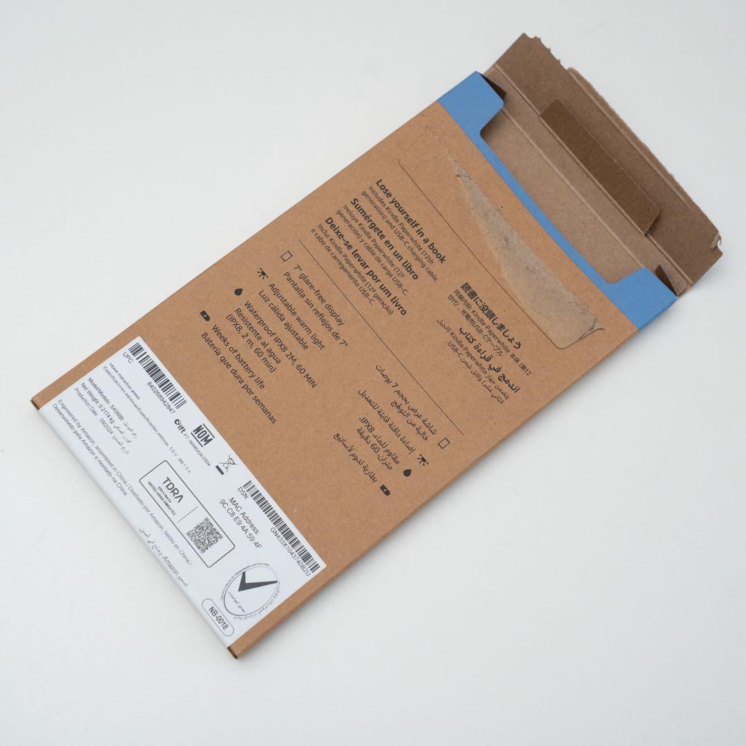 Kindle Paperwhite 第12世代 (16GB) ブラック