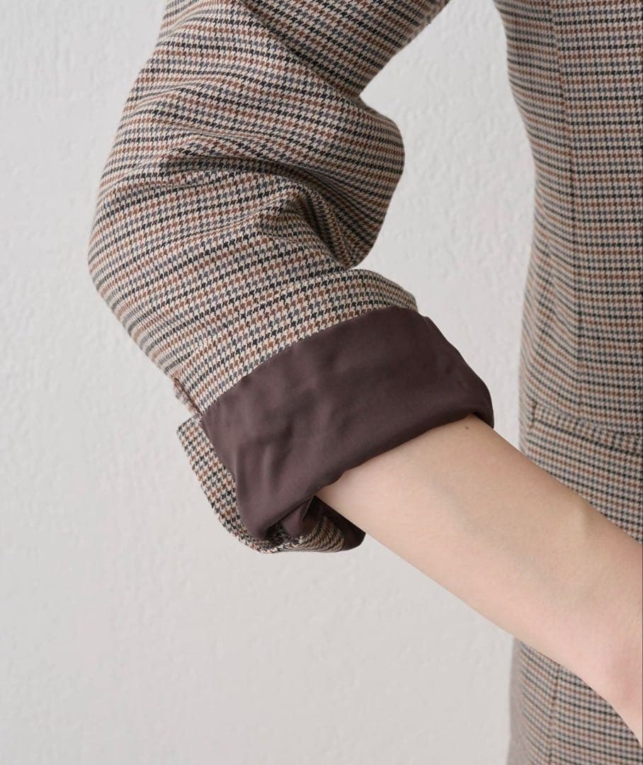 ウィムガゼット ガンクラブチェックダブルジャケット