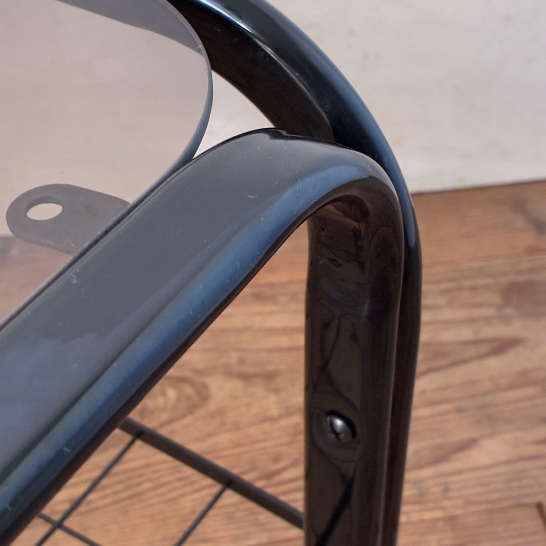 ヴィンテージ ガラステーブル ミッドセンチュリー スペースエイジ