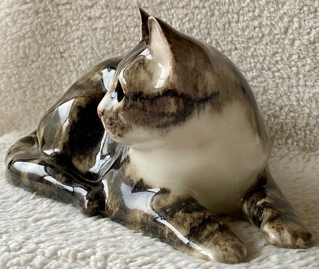 サイズ5 ウィンスタンレイキャット ケンジントンキャット 黄緑色の瞳 キジトラ猫